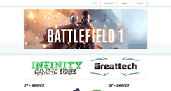 Desktop Screenshot of infinitygaming.se