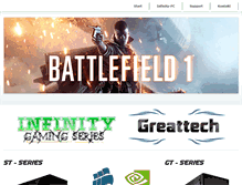 Tablet Screenshot of infinitygaming.se